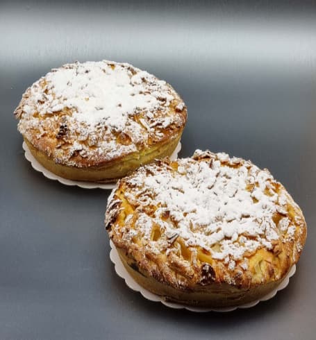 Tarte pommes crème