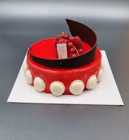 Le Bavarois aux framboises
